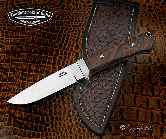 4 1/4" drop point Hunter Desert Ironwood
