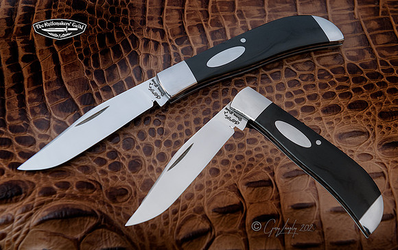 Slip Joint folder Micarta and cpm154 Integral liners.
