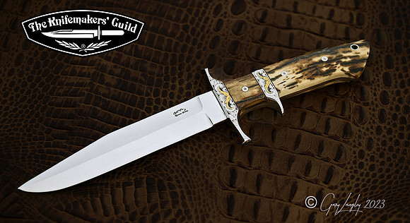 Loveless style fighter 6 1/2 " Mammoth ivory