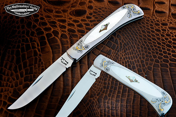 InterFrame folder MoP with Abalone inlay  CTS XHP