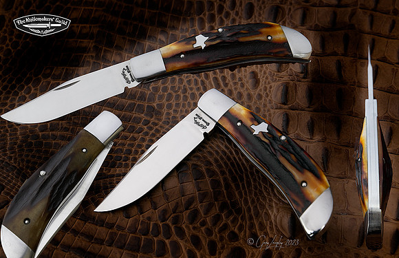 Slipjoint Folder Amber Stag