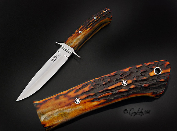 Cpm 154 amber Stag