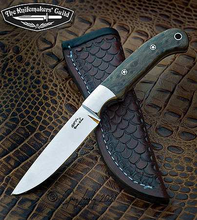 CPM154 with Stabilized Burl Redwood