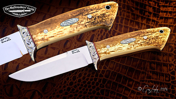 Loveless style Chute knife, CPM154 Mammoth