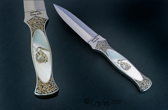Dagger with MoP Gold engraved